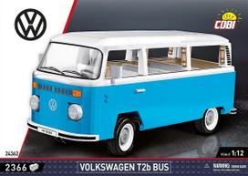 Konstruktorius Cobi Volkswagen T2b Bus, 2366 vnt., mėlyna sp.