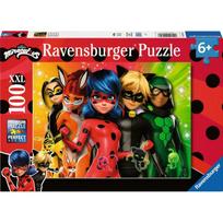 Dėlionė Ravensburger Ladybug On Mission, 36 cm x 49 cm, 100 vnt., įvairių spalvų