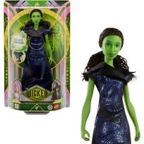 Lėlė Mattel Wicked For Good Singing Elphaba JFM09, 30 cm, mėlyna sp.