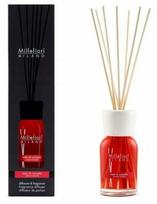 Namų kvapas, kvapiosios lazdelės Millefiori Milano Mela & Cannella, 100 ml Raudona sp.