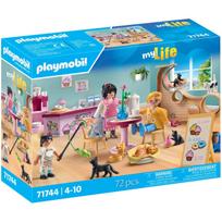 Konstruktorius Playmobil My Life Cat Cafe 71744, 72 vnt., įvairių spalvų
