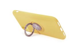 Silikoninis dėklas Ring HUAWEI P SMART 2019 YELLOW