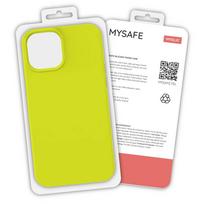 MYSAFE silikoninis Dėklas Apple iPhone 12 mini YELLOW BOX