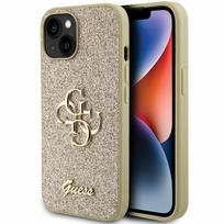 Guess GUHCP15MHG4SGD Apple iPhone 15 Plus / 14 Plus 6.7″ złoty/gold dėklas Glitter Script Big 4G
