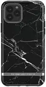 Richmond & Finch juodos spalvos Marble, Apple iPhone 11, silver details, black