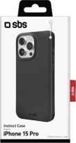 SBS Instinct Apple iPhone 15 Pro dėklas juodos spalvos
