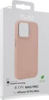 Puro ICON MAG Pro – Apple iPhone 15 Pro Max MagSafe Rose dėklas