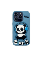 Dėklas dėklas 3D PANDA su stoveliu Apple iPhone 14 Pro