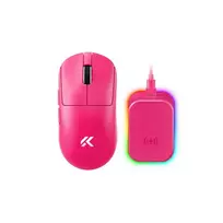 MCHOSE A7 V2 Pro+ Plus Wireless Belaidė Žaidimų Pelė | Rose Red