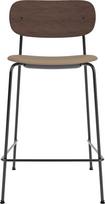 Audo Copenhagen Baro kėdė Co 68,5 cm, tamsaus ąžuolo, su apmušta sėdyne, odos smėlio spalvos