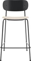 Audo Copenhagen Baro kėdė Co 68,5 cm, juoda, su apmušta sėdyne, kreminė