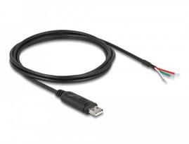 Kabel USB Delock USB-A - RS-485 2 m Black (63509) | 63509 | 4043619635092