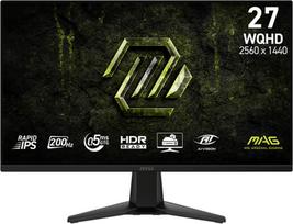 MSI  MAG 275QF E20 27 inches/LED/WQHD/Flat/200Hz/Black | MAG 275QF E20 | 4711377386302