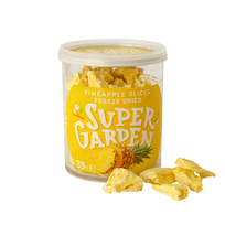 SUPERGARDEN, ananasai juostelėmis, džiovinti šaltyje, 10g