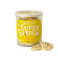 SUPERGARDEN, bananai, džiovinti šaltyje, 37g