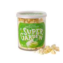 SUPERGARDEN, obuolių kubeliai, džiovinti šaltyje, 26g