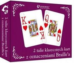 Klasikinės kortos su Brailio raštu