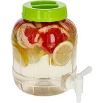 Plastikinis indas su kranu 3l vandeniui, vynui, limonadui