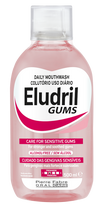 ELUDRIL   GUMS, jautrioms dantenoms burnos skalavimo skystis, 500 ml