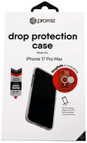 Telefono dėklas Promiz Drop Protection, iPhone 17 Pro Max, skaidri sp.