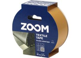 Dvipusė tekstilinė juosta ZOOM , 48mm x 25 m