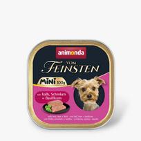 Animonda Vom Feinsten Dog Mini Adult veršiena, kumpis, bazilikas 100 g | 4017721823609