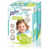 Linteo Baby Pants vienkartinės sauskelnės-kelnaitės Junior Premium 12-17 kg 20 vnt.