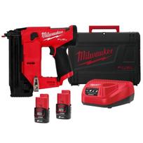 4933493355 MILWAUKEE APDAILOS VINIAKALĖ M12 FCN18GS-202X (18G, 16-38 MM, 2 X 2.0 AH)