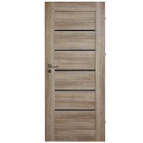 Durų varčia DOMIDOR CARLO B E5, ąžuolo spalvos, su stiklu, 844 x 2030 mm, dešinė