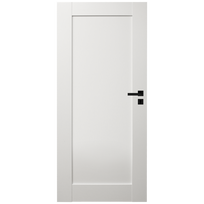Durų varčia DOMIDOR MIRROR, baltos spalvos, 644 x 2030 mm, kairė