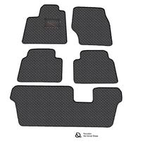 Kilimėliai QuiltyMats DODGE DURANGO 2011-> (7v., I, II ir III eilės) (5 vnt.), Black-Gray /13-MAX3