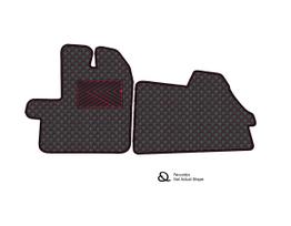 Kilimėliai QuiltyMats FORD TRANSIT 2013-2022 (2 vnt.), Black-Red /16-12