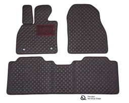 Kilimėliai QuiltyMats LAND ROVER RANGE ROVER 2002-2012 (3 vnt.), Black-Red /16-16