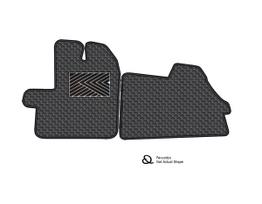 Kilimėliai QuiltyMats MERCEDES-BENZ SPRINTER 2006-2018 (2 vietos) (2 vnt.), Black-Gray /13-MAX3