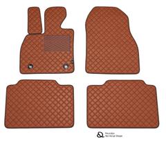 Kilimėliai QuiltyMats RENAULT LAGUNA 2007-2015 (4 vnt.), Brown-Brown /55-14