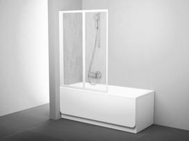 Vonios sienelė Ravak VS2 105, 104.5 cm x 140 cm x 55.1 cm, balta sp./apsauginis