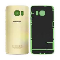 Galinis dangtelis Samsung G925F S6 Edge Gold Platinum (be kameros stikliuko) originalus (naudotas, Grade B)