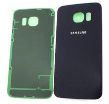 Galinis dangtelis Samsung G925F S6 Edge Black Sapphire (be kameros stikliuko) originalus (naudotas, Grade C)