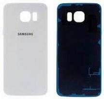 Galinis dangtelis Samsung G920F S6 White Pearl (be kameros stikliuko) originalus (naudotas, Grade B)