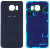Galinis dangtelis Samsung G920F S6 Black Sapphire (be kameros stikliuko) originalus (naudotas, Grade A)