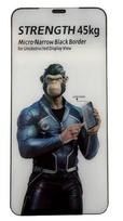 Ekrano apsauginis stiklas "Strength Gorilla Micro-border" Apple iPhone 15 Pro juodas bulk