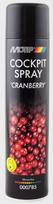 Automobilių valymo priemonė Motip Cockpit Spray Cranberry, 0.6 l