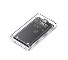 Orico TC10-MS MSATA USB-C 3.2 5Gb/s Disko Korpusas - Skaidrus