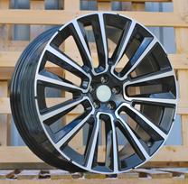 Ratlankis RACINGLINE YF7076 R20x9 5x108 ET 38.5 CB 63.4 (Black Polished) (1000 kg)