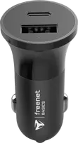 freenet Basics Power Delivery automobilinis įkroviklis USB-C and USB-A 27W
