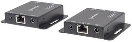 Adapteris Manhattan RJ-45, HDMI female x 3, juoda sp.