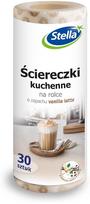 Servetėlės, universali Stella Vanilla Latte, rusva sp., viskozė 70%/30% poliesteris, 30 vnt.