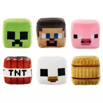 Pliušinis žaislas MINECRAFT kubas, įvairių dizainų