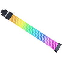 Lian Li Strimer Wireless 12V-2x6 Cable Extension, RGB, 340mm, White PW16-81W