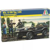 Italeri: Kfz. II VW Typ 166 tanko modelis, mastelis 1:35